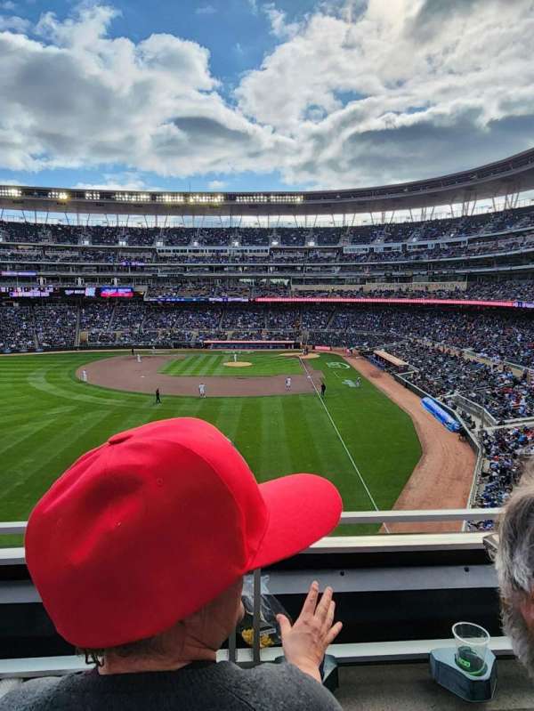 Target Field, section: 229, row: 2, seat: 6