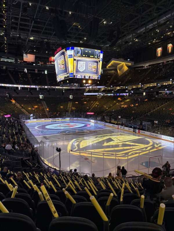 T-Mobile Arena, section: 19, row: T, seat: 17