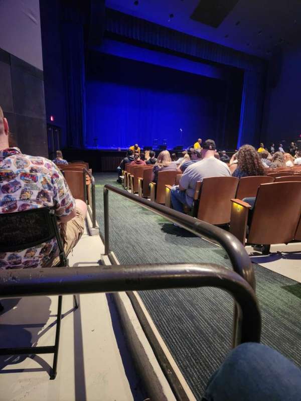 Ovens Auditorium, section: Orchestra L, row: P, seat: 15