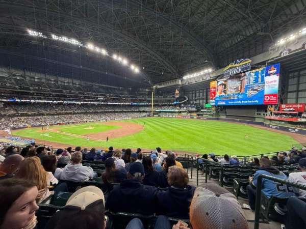 American Family Field, section: 209, row: 9, seat: 18