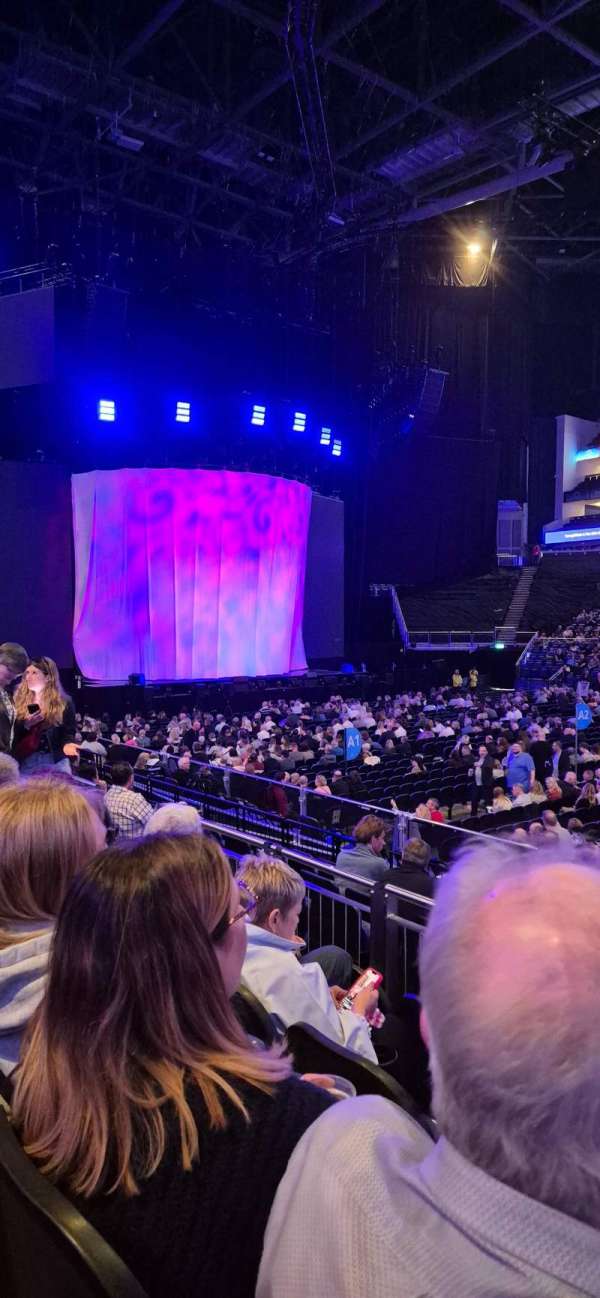 The O2, London, section: 102, row: L, seat: 79