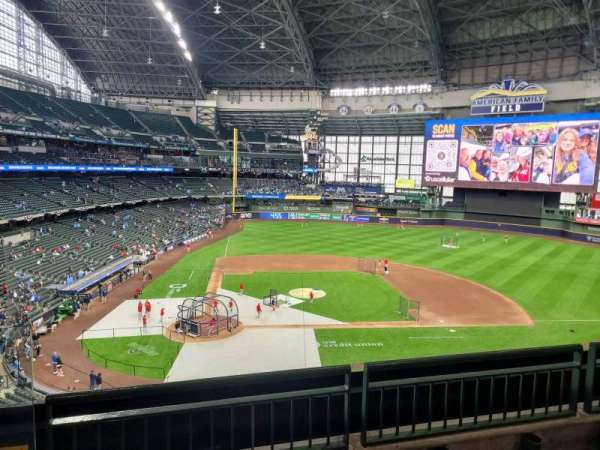 American Family Field, section: 323, row: 3, seat: 2
