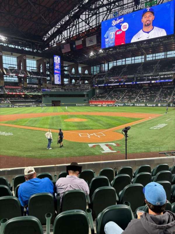 Globe Life Field, section: 13, row: 7, seat: 7