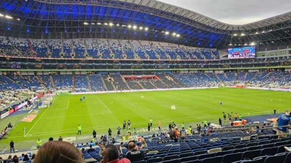 Estadio BBVA, section: PTE102, row: D, seat: 15