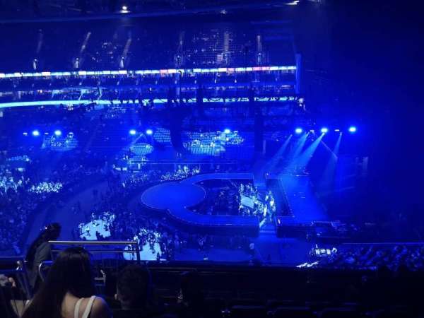 The O2, London, section: 421, row: G, seat: 961