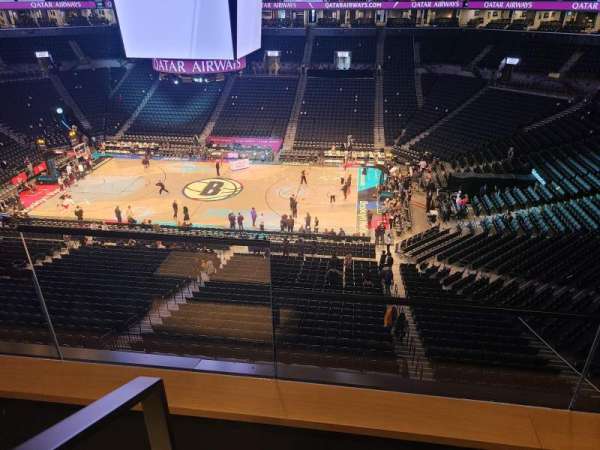 Barclays Center, section: K3, row: B, seat: 8
