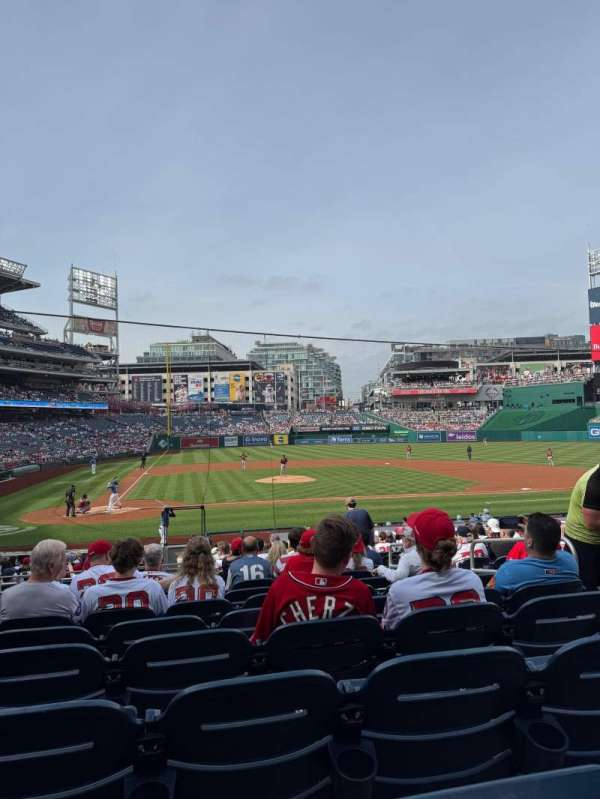 Nationals Park, section: 127, row: Z, seat: 1