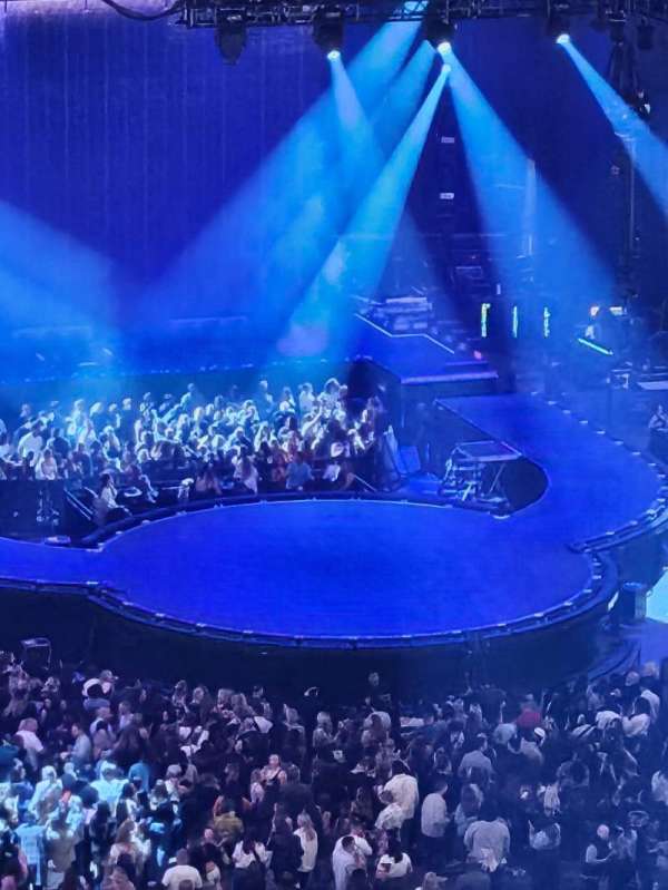 The O2, London, section: 409, row: H, seat: 663