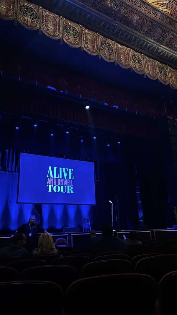 Beacon Theatre, section: Orchestra 1, row: F, seat: 11
