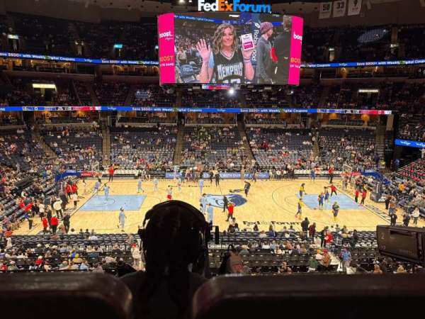 FedEx Forum, section: PINN11, row: C, seat: 17