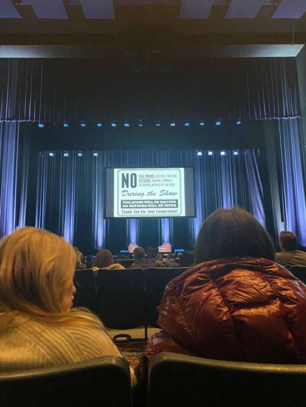 Rosemont Theatre, section: 109, row: L, seat: 6