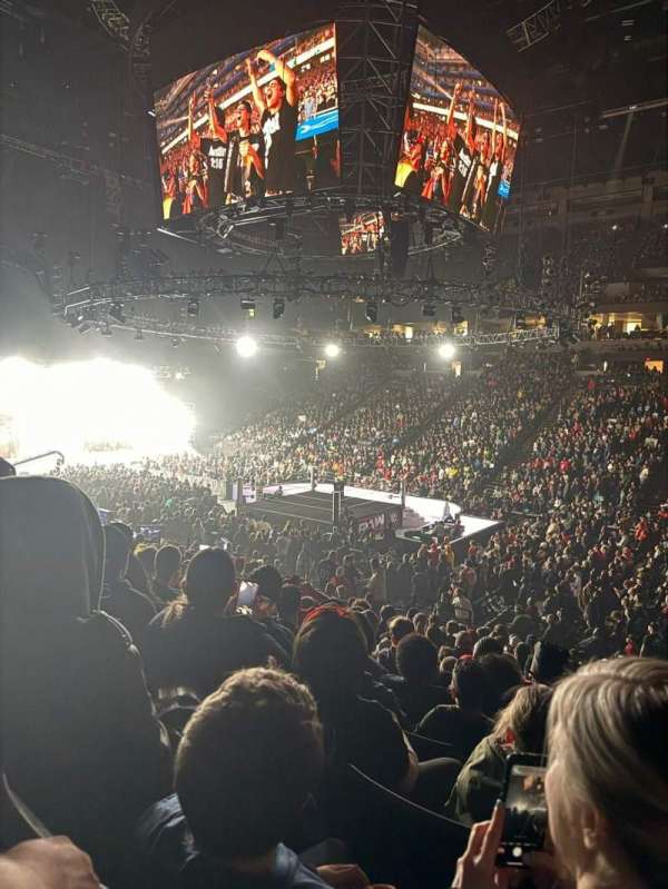 Target Center, section: 109, row: Q, seat: 3