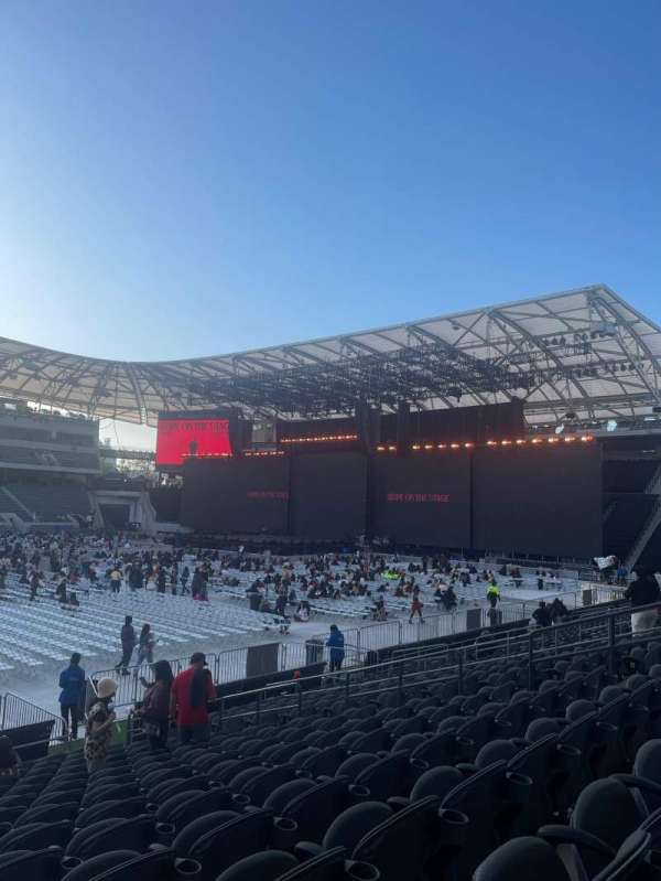 BMO Stadium, section: Figueroa Club B, row: P, seat: 13