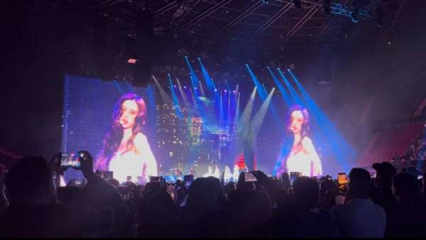 Kia Forum, section: F, row: 1, seat: 4