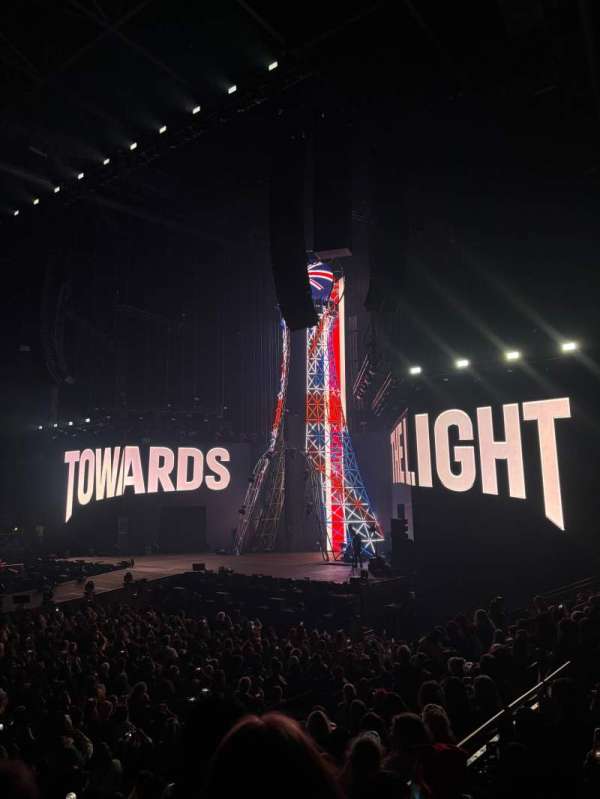 The O2, London, section: 111, row: k, seat: 364