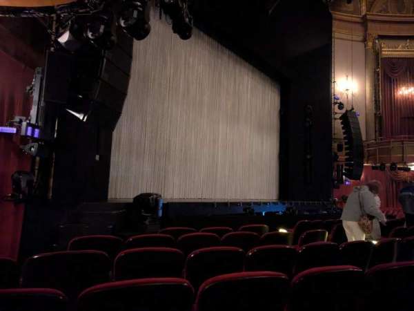 St. James Theatre, section: Orchestra L, row: G, seat: 19
