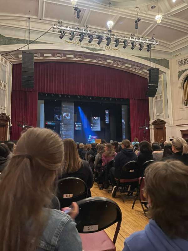 Lowell Memorial Auditorium, section: Floor Left, row: U, seat: 2