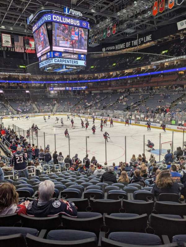 Nationwide Arena, section: 122, row: T, seat: 8