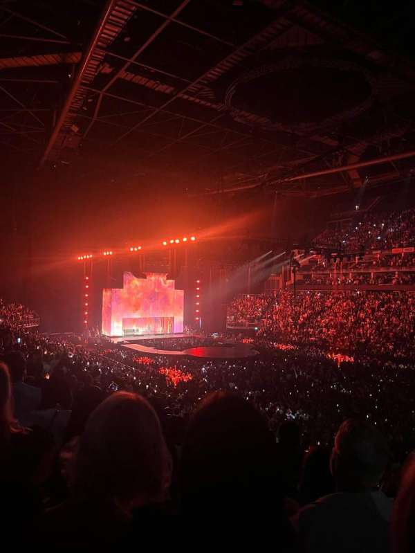 The O2, London, section: 104, row: Z, seat: 131