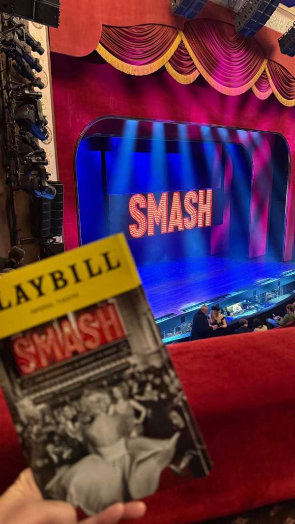 Imperial Theatre, section: Front Mezzanine L, row: A, seat: 108