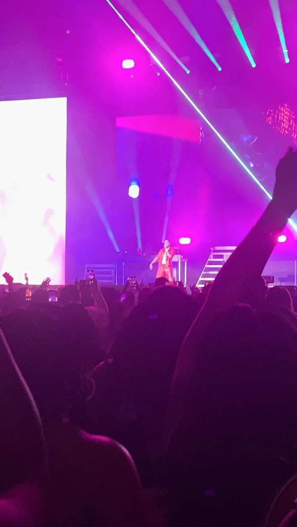 Colonial Life Arena, section: Floor, row: 16, seat: 2