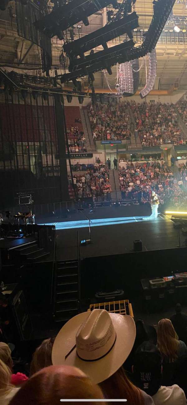 North Charleston Coliseum, section: 134, row: F, seat: 3