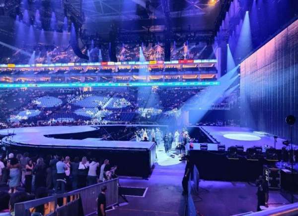 The O2, London, section: 113, row: J, seat: 396