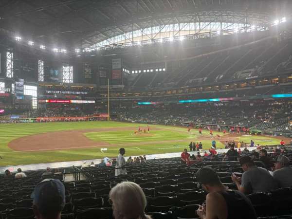 Chase Field, section: 129, row: 30, seat: 8
