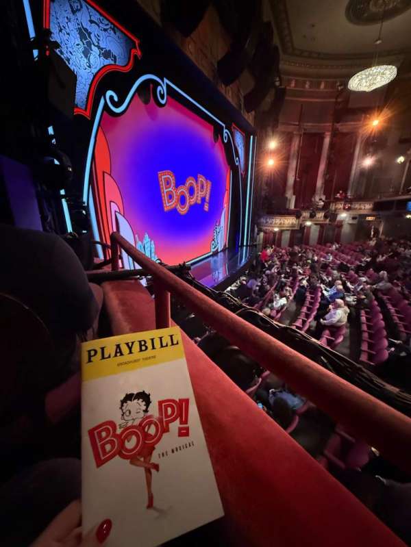 Broadhurst Theatre, section: Left Boxes, row: B, seat: 1