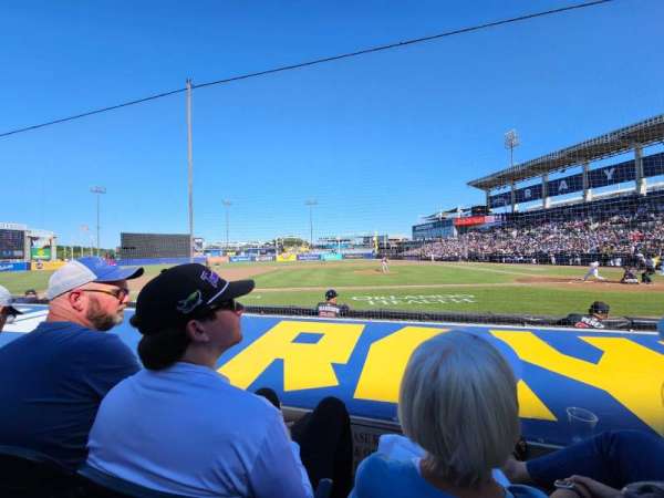 George M. Steinbrenner Field, section: 116, row: 2, seat: 3