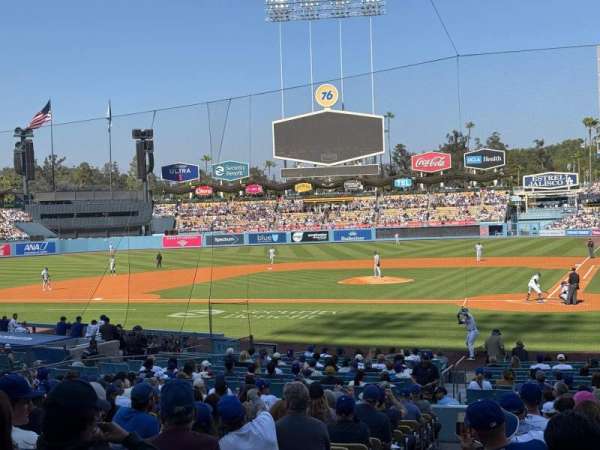Dodger Stadium, section: 7FD, row: U, seat: 13
