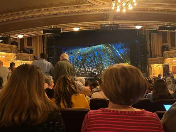 Hippodrome Theatre, section: Center Orchestra, row: W, seat: 107