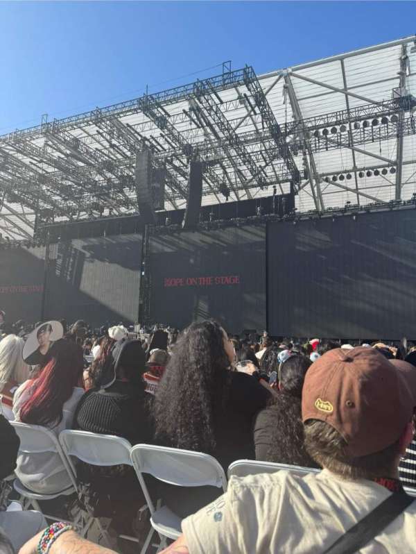 BMO Stadium, section: Floor A1, row: 27, seat: 10