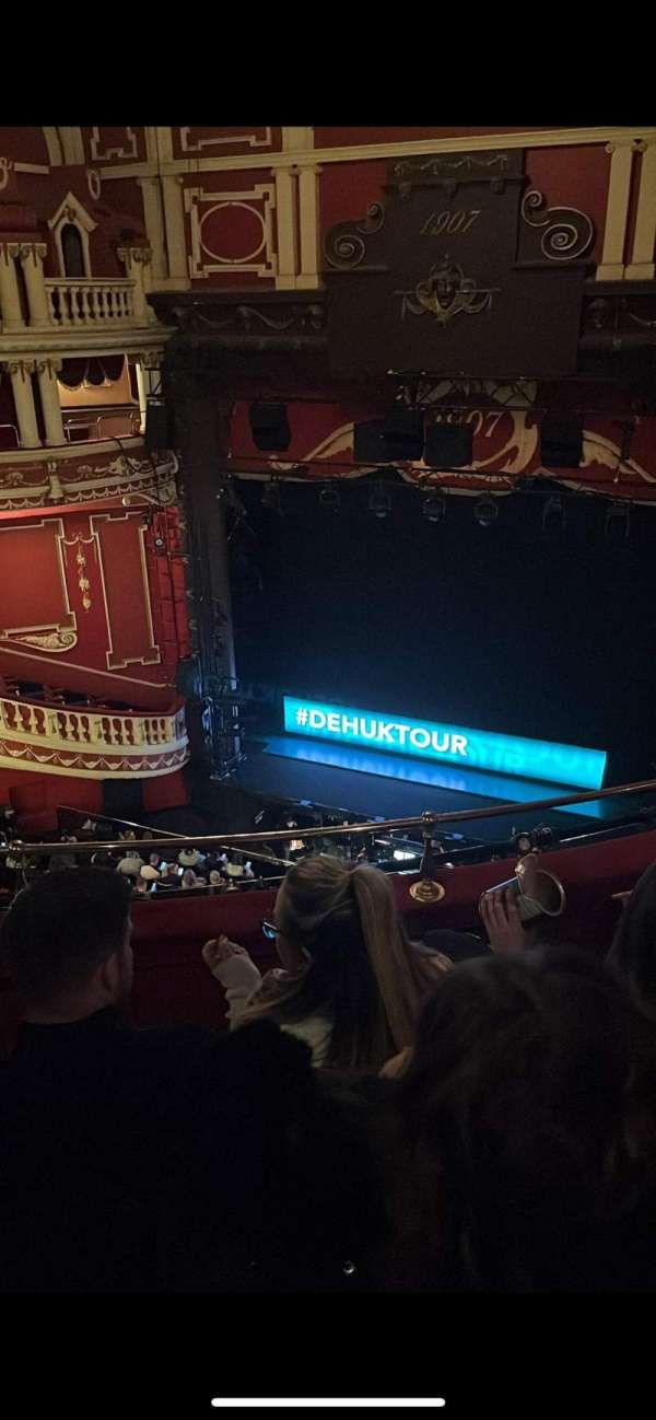 Sunderland Empire, section: Upper circle, row: D, seat: 19