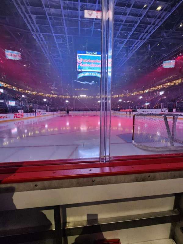 Place Bell, section: 105, row: A, seat: 26
