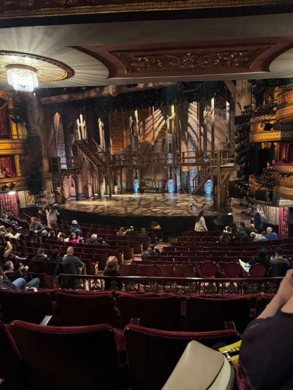 Richard Rodgers Theatre, section: Rear Mezzanine R, row: R, seat: 18