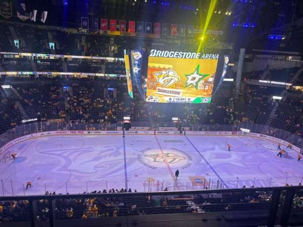 Bridgestone Arena, section: 309, row: B, seat: 18