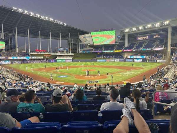 LoanDepot Park, section: 15, row: 7, seat: 3