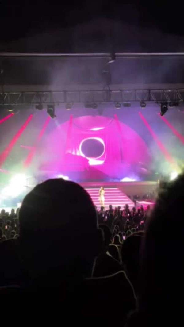 The Greek Theatre, section: B Left Center, row: V, seat: 113