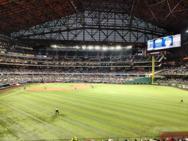 Globe Life Field, section: 131, row: 16, seat: 1