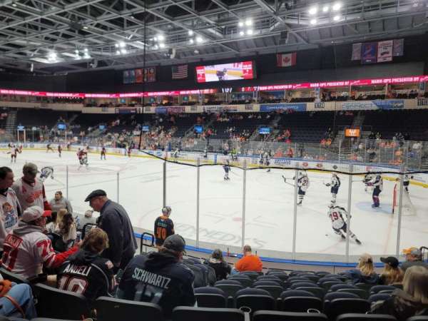 Cable Dahmer Arena, section: 108, row: J, seat: 5