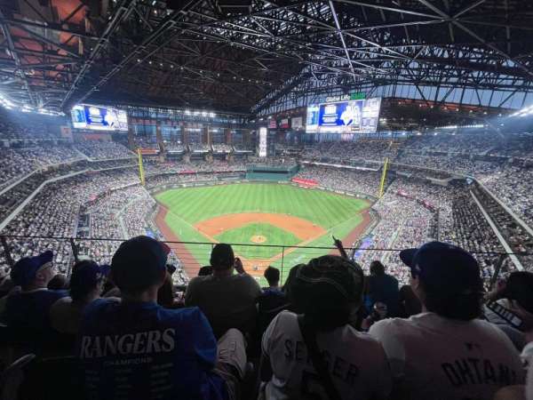 Globe Life Field, section: 314, row: 4, seat: 6