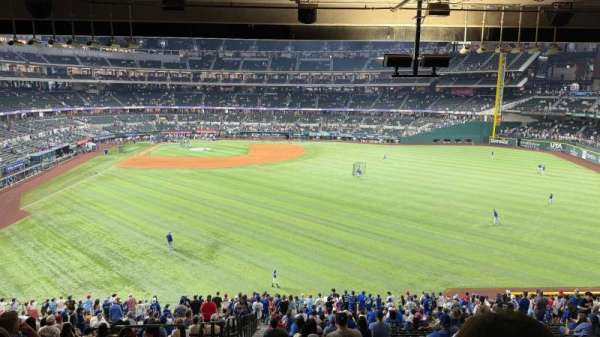 Globe Life field, section: 131, row: 27, seat: 1