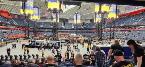 JMA Wireless Dome, section: 124, row: R, seat: 5