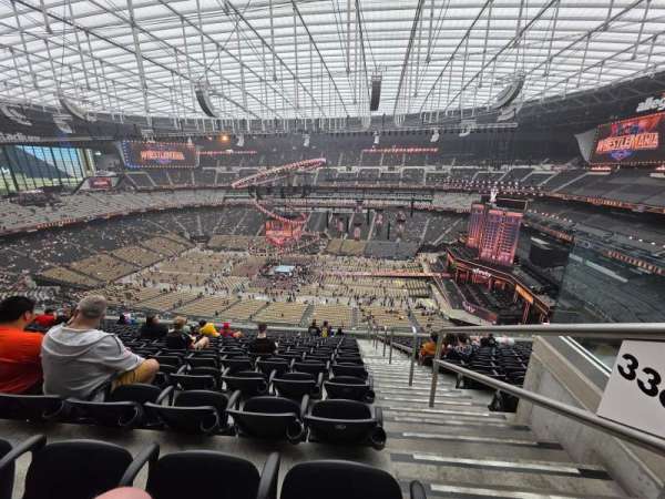 Allegiant Stadium, section: 336, row: 15, seat: 1