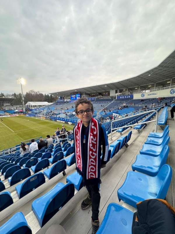 Stade Saputo, section: 121, row: X, seat: 6
