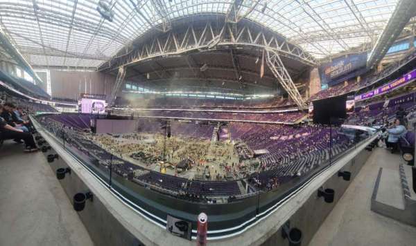 U.S. Bank Stadium, section: 230, row: 1, seat: 4