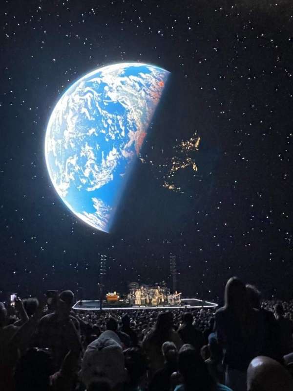 The Sphere, Vegas, section: 105, row: 21, seat: 8