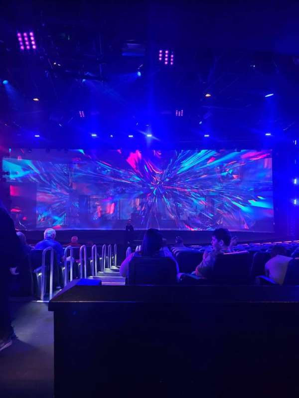 Blue Man Group Theater, section: 203, row: BB, seat: 1