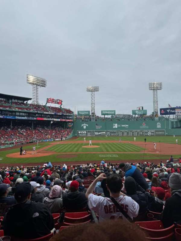 Fenway Park, section: Loge Box 119, row: LL, seat: 1